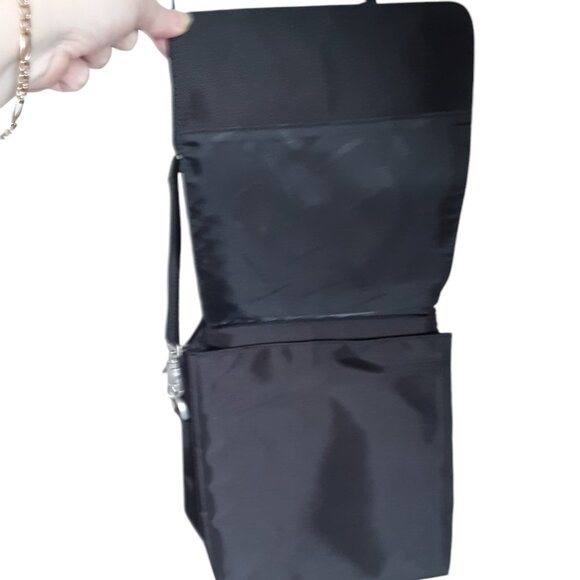 Vintage Blackberry Crossbody Tech Bag Black Unisex Travel School Work - Picture 4 of 10